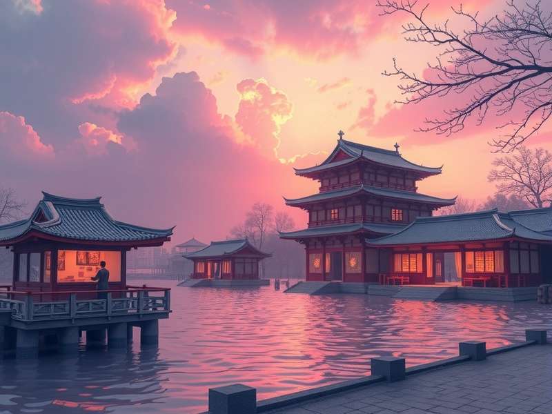 陶瓷工艺师手工绘制